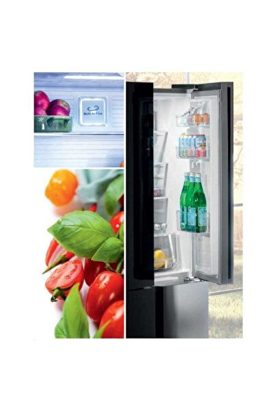 Silverline R12051b01 A+ 482 Lt No-frost Gardırop Buzdolabı - Siyah Cam