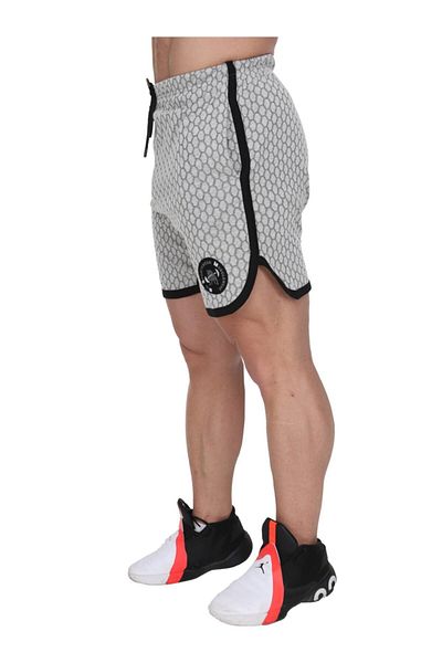 Big Sam Armor Pattern Gym Training Shorts 1478