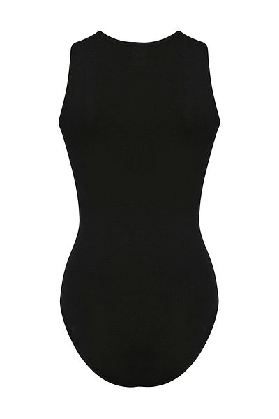 Şahin Body de damă, negru, cu bretele groase