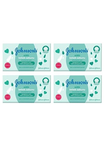 Johnson's Baby Baby Sütlü Katı Sabun 100 Gr X 4 Adet