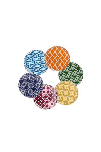 Porland 6 Colored Morocco Cake Plate - 20cm