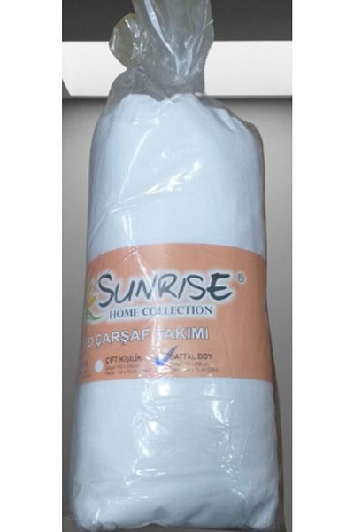 Sunrise King Size Double Sheet 2 Pillowcases