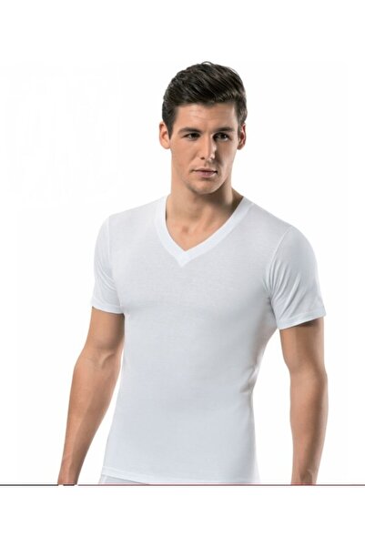 Erdem Penye V Yaka T-shirt 3'lü 1167