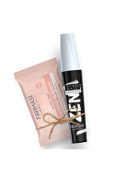 Farmasi Zen Maskara 8 Ml & Sensi Wipes Makyaj Temizleme Mendili