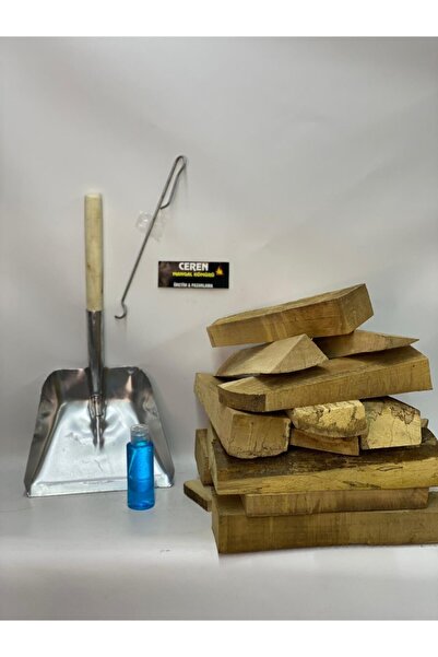 CEREN MANGAL Soba, Şömine 100 Kg Kesilmiş Kuru Odun . Kürek, Soba Açacağı, Tu...