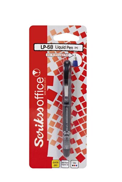 Genel Markalar Lp-68 Roller Kalem Liquid Pen Konik Uç Siyah (12 Li Kutu)