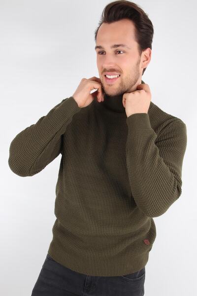 ALEXANDERGARDI Πλεκτό πουλόβερ με ζιβάγκο (E20-18827)