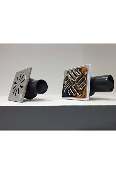 AQUA A 10*10 Paslanmaz Çekvalfli Yer Süzgeci Siyah