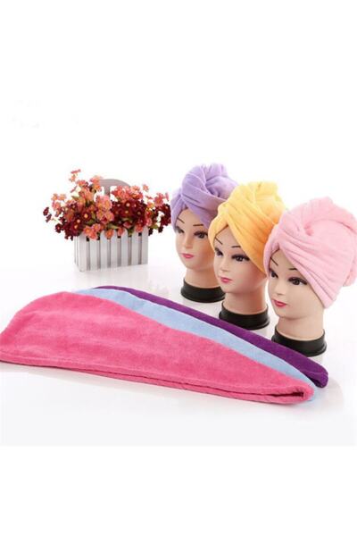 Welfare Microfiber Magic Hair Drying Towel and Hair Cap Turban