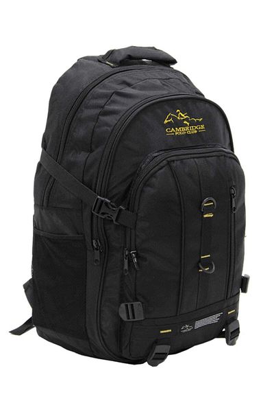 Cambridge Polo Club Unisex Black Large Size Mountaineer Backpack Travel and Camping Bag Pldgc90009