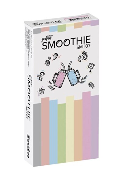 Scrikss Jel Kalem Smoothıe 0.7 Mm Pembe 12 Adet