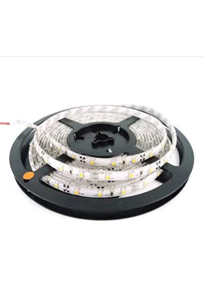 LEDREYON 5050 3 Çipli Silikonlu Dış Mekan Şerit Led Aydınlatma 5 Metre Beyaz Işık