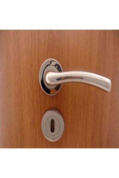 Azm Hırdavat Marmara Kapı Kolu Nikel Saten Rozetli Wc