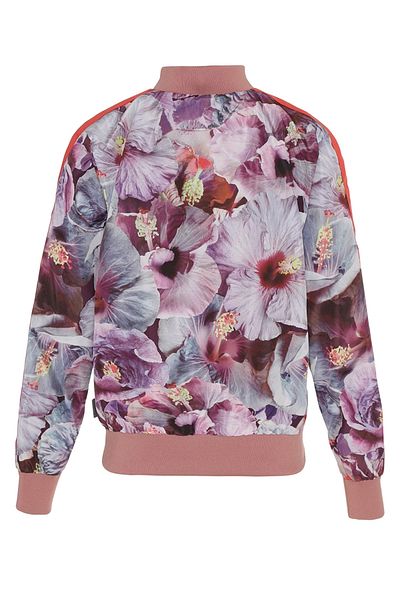 MOLO Hanna True Girl's Purple Hibiscus Coat