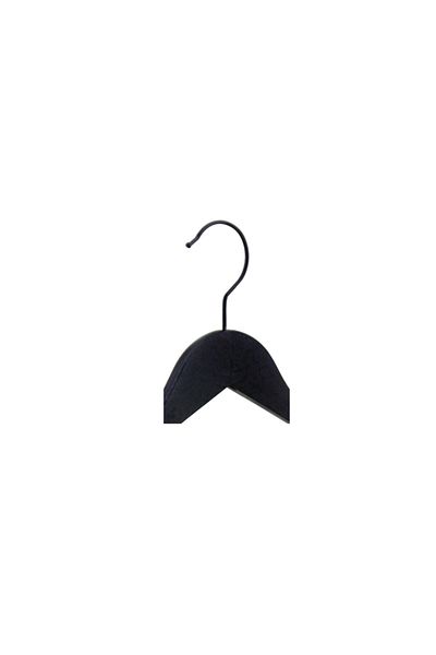 NYN Wooden Hanger Quality and Stylish Bar Clothes Trousers Hanger Black Color 4 Pieces