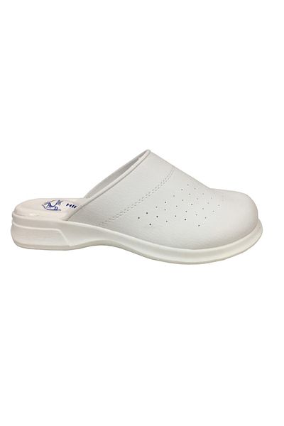 Hipokrat Παντόφλες Unisex Λευκές Ολόκληρες Ορθοπεδικές Sabo
