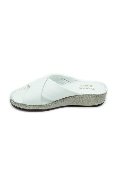 TRENDYSHOES 100100117 Papuci anatomici confortabili din piele naturală