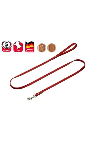 Karlie Karlıe Leather Extension Leash 100Cm/12Mm Red