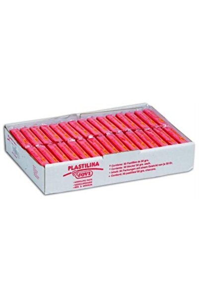 Jovi Plastilin Oyun Hamuru 30x50 gr. Kırmızı 30 Lu (1 Koli 30 Adet)