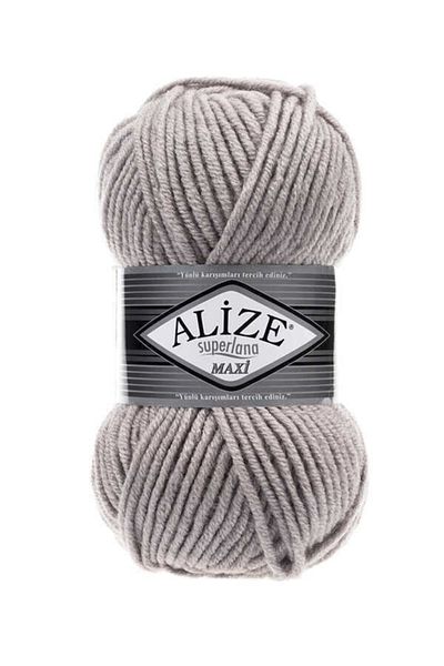 Alize Superlana Maxi Knitting - Hand and String Smoke 652