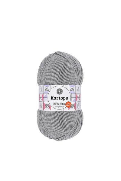 Kartopu Baby One K1000 Model Gray Knitted Yarn Hand Band