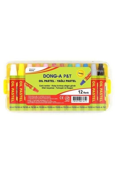 Dong-A Donga Pastel Boya 12 Renk Plastik Kutulu 262112