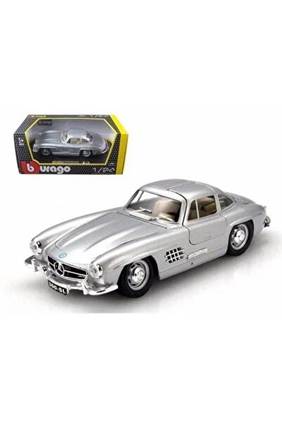 Burago Mercedes 300 Sl 1954 Model Klasik Araba 1/24 Ölçek