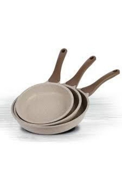 ThermoAD 3 Piece Cast Iron Granite Pan Set