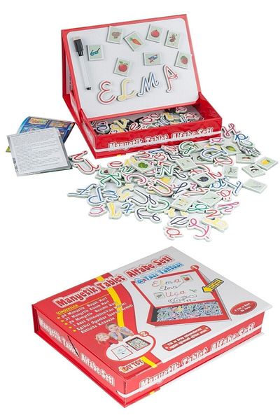 Hyd Magnetic Tablet Writing Board Educational Toy Alphabet Letters Training Set