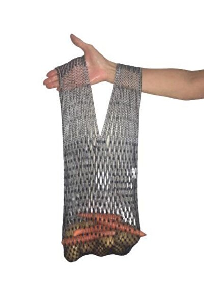 MNSR Pazar - Alışveriş Filesi - Çantası - Siyah 4 Adet