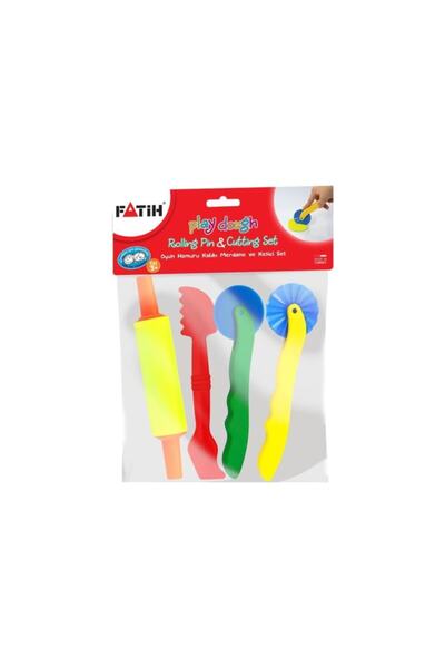 Fatih طقم صلصال وقاطع 4 قطع