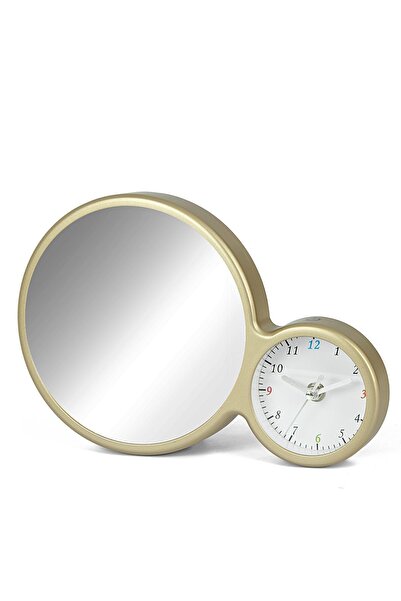 Birlik Fotoğrafçılık Sarı Saatli Işıklı Led Ayna 047