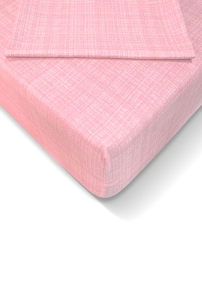 Alla Turca طقم ملاءات مطاطية مقاس 100x200 سم من Ranforce - وردي فاتح