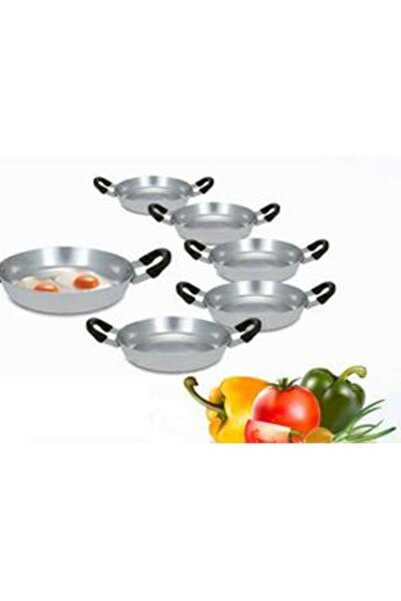 elifcan مقلاة بيض بمقبض مزدوج من الألومنيوم، مقاس 20 سم