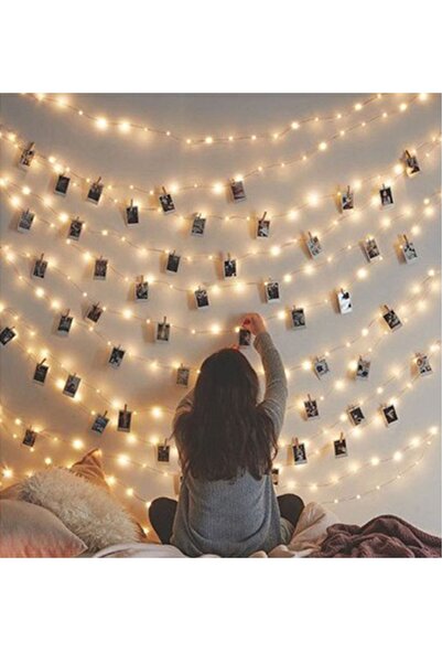 Aşkın Parti Evi Gün Işığı Peri Led 3 Metre Aydınlatma Pilli Led Işık Pil Dahil