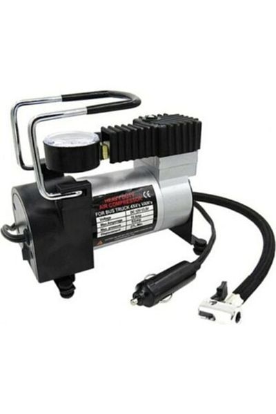 Carub Air Compressor 12v Metal Led Black 150 Psi