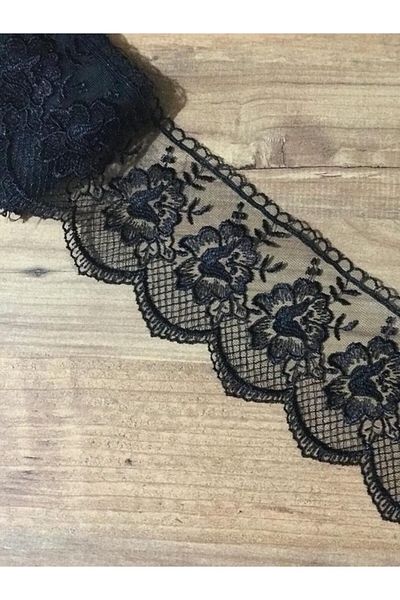 efem gipür Lily Lace Black Tape 13 Meters Ball