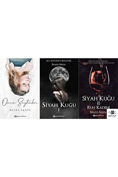 Epsilon Yayınevi Beyza Aksoy 3 Kitap Set Onun Şeytanları Siyah Kuşu 1-2