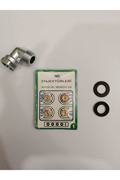 ABC FİLTRE Doğalgaz Enjektör Takımı, Ocak Dirseği Ve Contaları Bc0018