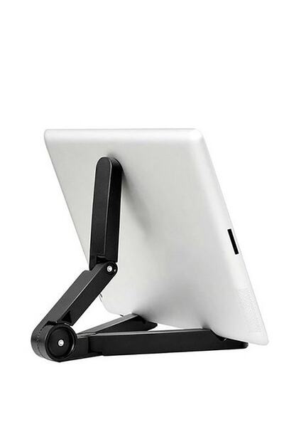 Microcase Masaüstü Katlanabilir Telefon Tablet Tutucu Stand - Al2457 Siyah