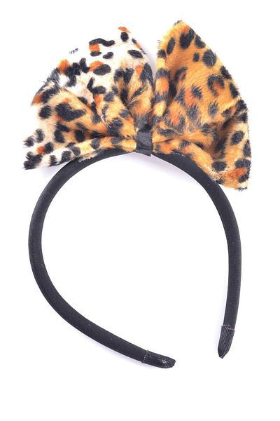 hahai accessories Women's Leopard Pattern Thin Crown
