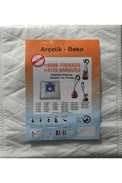 Arçelik - Beko Tt680b - Tornado - Tt4120 - Kanguru Elektrikli Süpürge Senteti...