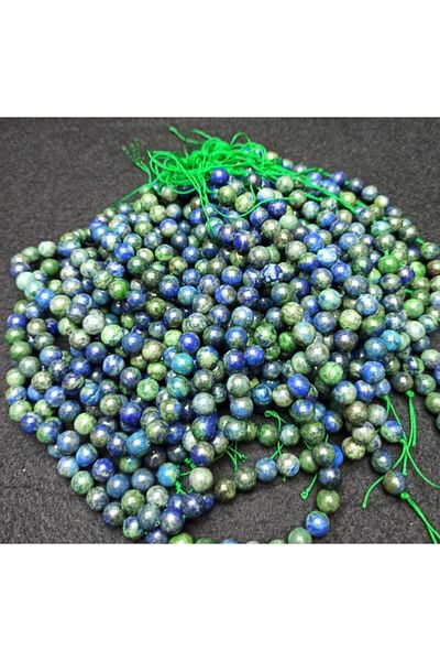Yüksel Boncuk 8 Mm Azurite Natural Stone String