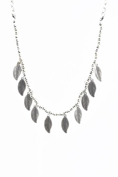 LABALABA Kadın Antik Gümüş Kaplama Sonbahar Kolye