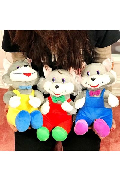 Kızılkaya Oyuncak Fox Plush Toy with Bow Tie