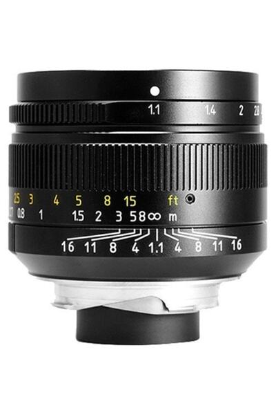 7artisans 50mm F1.1 Fixed Lens (leica M-mount) Siyah