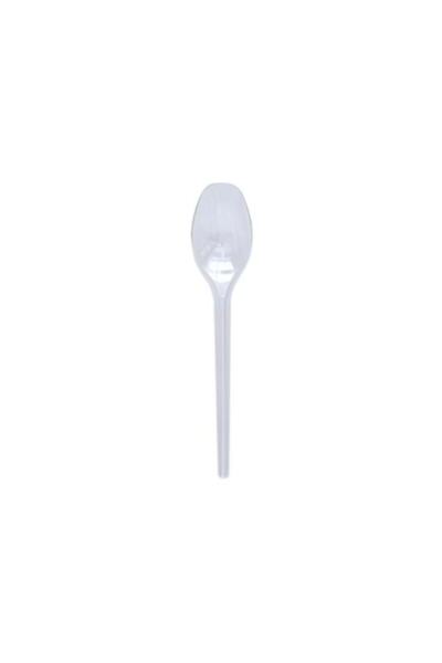 Genel Markalar Plastik Tatlı Kaşığı Sup Kaşık 100 Adet (eco) (küçük Boy)