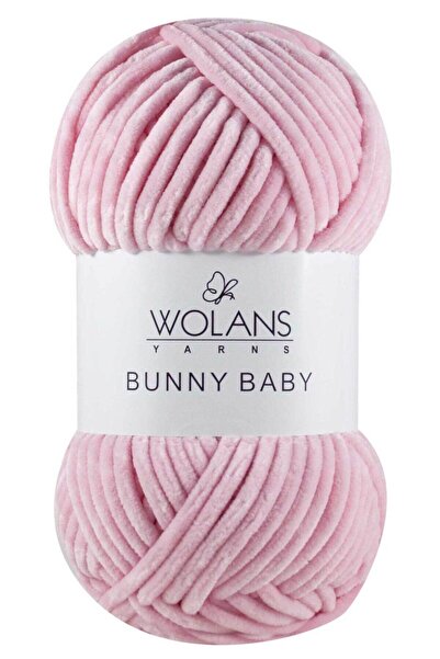 WOLANS أرنب بيبي صوف أطفال مخملي وردي 10005