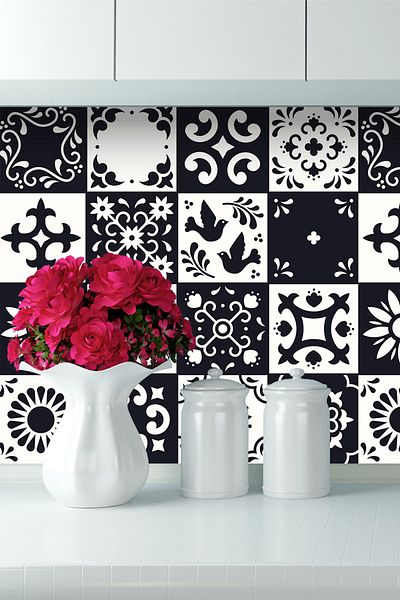 Tilki Dünyası Tile Countertop Covering Sticker Model 110
