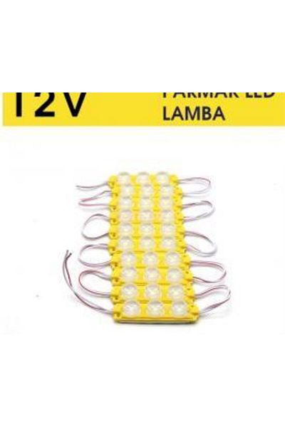 Carub Carup Glass Finger Led Lamp Yellow 12 Volt Waterproof 10 Pieces Cuttable Br with 3m Tape 0409938